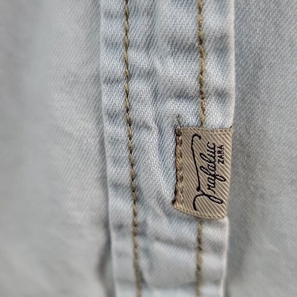 Zara Trafulac button down shirt Size XS - Picture 6 of 13